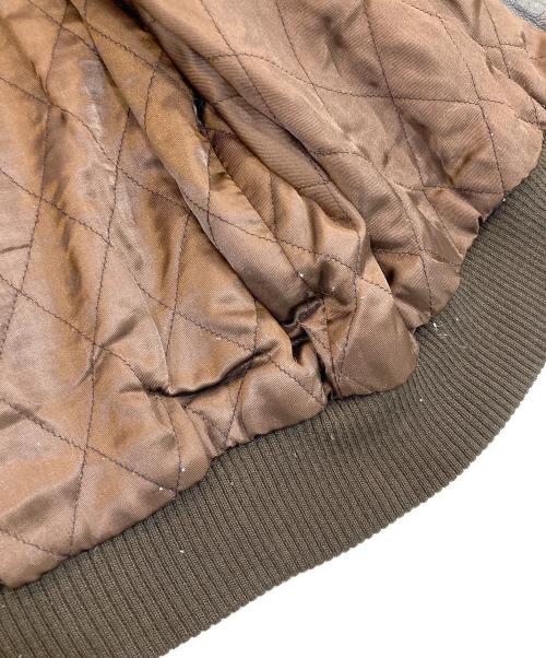 USED（ユーズド）USED (ユーズド) レザージャケット ブラウン サイズ:SIZE 54の古着・服飾アイテム