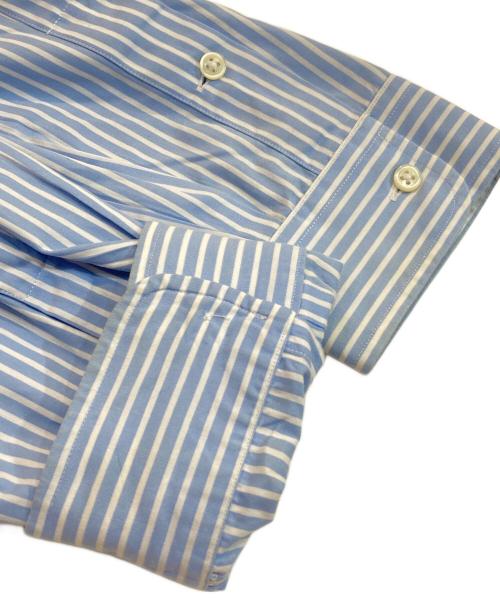 POLO RALPH LAUREN（ポロ・ラルフローレン）POLO RALPH LAUREN (ポロ・ラルフローレン) ストライプシャツ スカイブルー サイズ:XLの古着・服飾アイテム