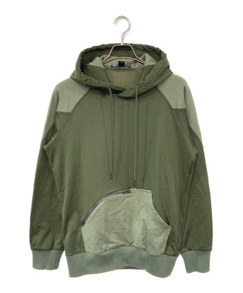 Y-3（ワイスリー）Y-3 (ワイスリー) M LUX FT HOODY グリーン サイズ:Mの古着・服飾アイテム