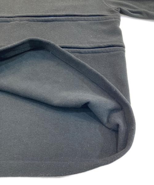 COMME des GARCONS HOMME DEUX（コムデギャルソン オム ドゥ）COMME des GARCONS HOMME DEUX (コムデギャルソン オム ドゥ) 18AW フロント 切替 ポリ フリース ロングスリーブ カットソー ブラック サイズ:Lの古着・服飾アイテム