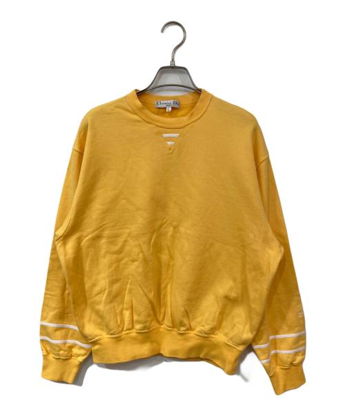 Christian Dior Sports（クリスチャン ディオールスポーツ）Christian Dior Sports (クリスチャン ディオールスポーツ) クルーネックスウェット イエロー サイズ:SIZE Lの古着・服飾アイテム