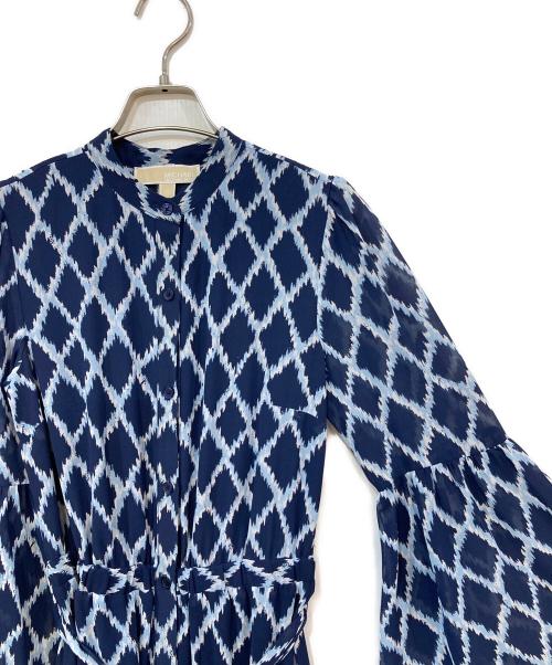 MICHAEL KORS（マイケル・コース）MICHAEL KORS (マイケルコース) シャツワンピース ネイビー サイズ:XSの古着・服飾アイテム