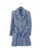 GUCCIグッチ）の古着「ウールコート」｜スカイブルー