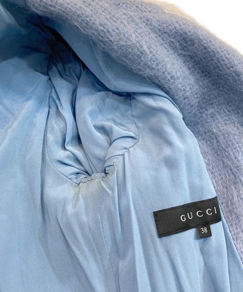 GUCCI（グッチ）GUCCI (グッチ) ウールコート スカイブルー サイズ:38の古着・服飾アイテム