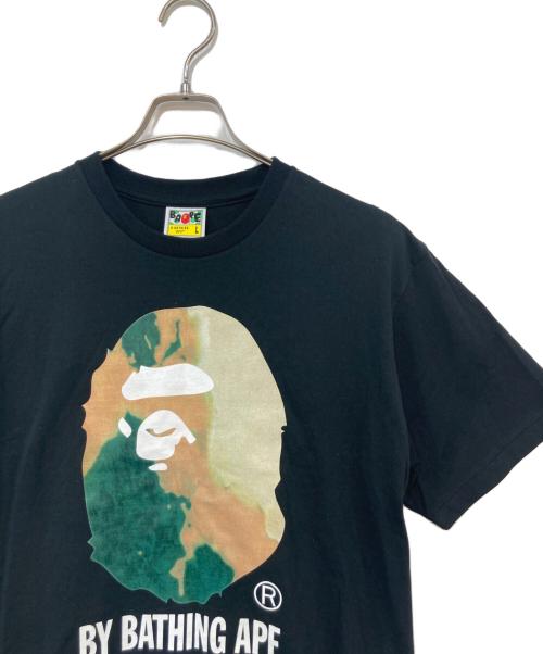 A BATHING APE（ア ベイシング エイプ）A BATHING APE (ア ベイシング エイプ) プリントTシャツ ブラック サイズ:Lの古着・服飾アイテム
