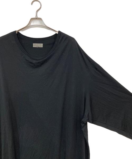 YOHJI YAMAMOTO（ヨウジヤマモト）YOHJI YAMAMOTO (ヨウジヤマモト) ロングスリーブカットソー ブラック サイズ:3の古着・服飾アイテム