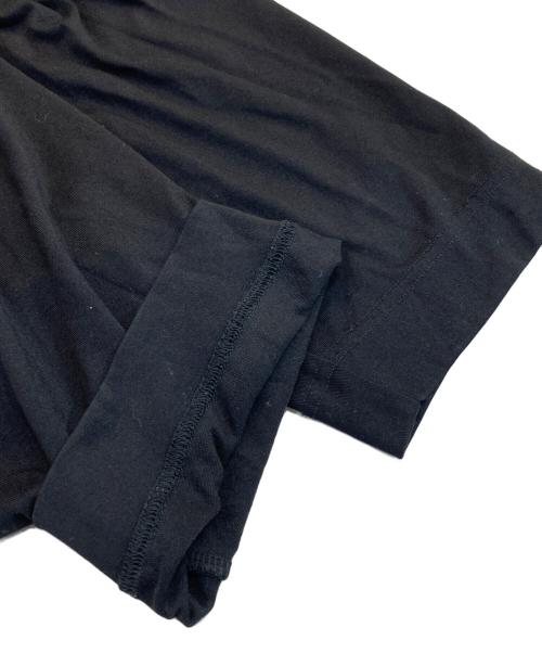 YOHJI YAMAMOTO（ヨウジヤマモト）YOHJI YAMAMOTO (ヨウジヤマモト) ロングスリーブカットソー ブラック サイズ:3の古着・服飾アイテム