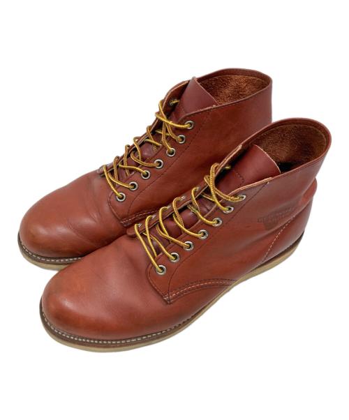 RED WING（レッドウィング）RED WING (レッドウィング) ワークブーツ ブラウン サイズ:SIZE 9 1/2の古着・服飾アイテム