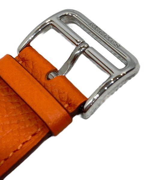 HERMES（エルメス）HERMES (エルメス) レザー小物 オレンジの古着・服飾アイテム