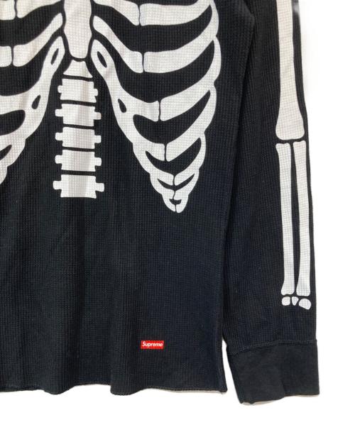 SUPREME（シュプリーム）Supreme (シュプリーム) Hanes (ヘインズ) Bones Thermal Crew ブラック サイズ:Sの古着・服飾アイテム