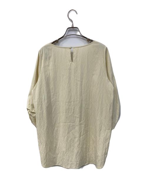 Rouge vif（ルージュヴィフ）Rouge vif (ルージュヴィフ) ドレープブラウス イエロー サイズ:SIZE Freeの古着・服飾アイテム