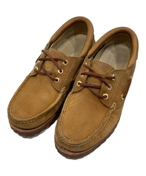 Timberland（ティンバーランド）Timberland (ティンバーランド) Aime Leon Dore (エメ レオン ドレ) デッキシューズ ベージュ サイズ:26の古着・服飾アイテム