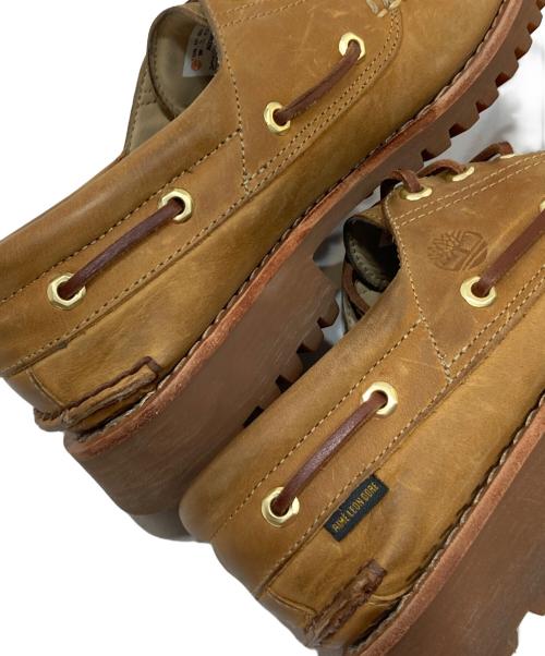 Timberland（ティンバーランド）Timberland (ティンバーランド) Aime Leon Dore (エメ レオン ドレ) デッキシューズ ベージュ サイズ:26の古着・服飾アイテム