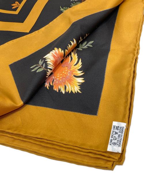 HERMES（エルメス）HERMES (エルメス) シルクスカーフ ブラウンの古着・服飾アイテム