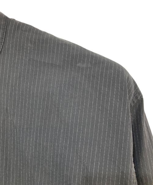 ISSEY MIYAKE（イッセイミヤケ）ISSEY MIYAKE (イッセイミヤケ) バンドカラーシャツ ブラック サイズ:SIZE Mの古着・服飾アイテム