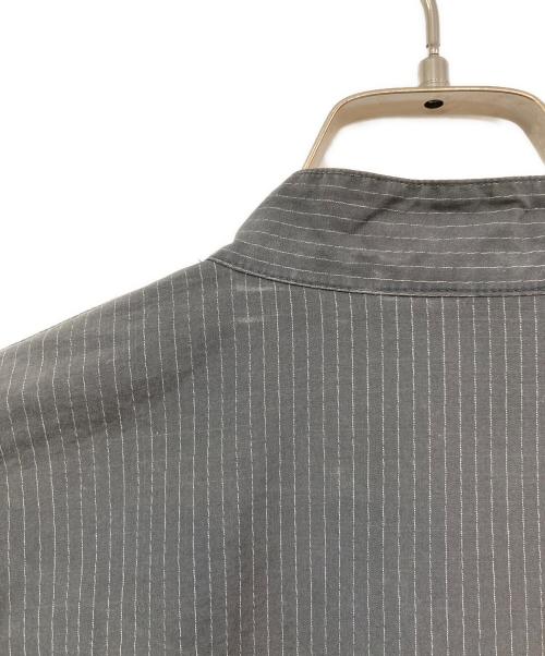 ISSEY MIYAKE（イッセイミヤケ）ISSEY MIYAKE (イッセイミヤケ) バンドカラーシャツ ブラック サイズ:SIZE Mの古着・服飾アイテム