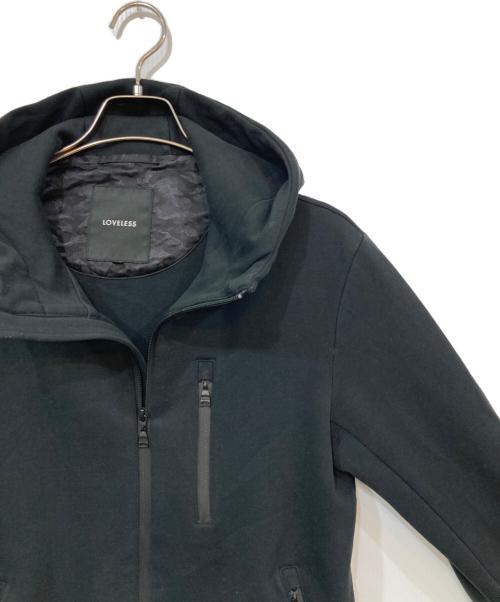 LOVELESS（ラブレス）LOVELESS (ラブレス) ジップパーカー ブラック サイズ:Mの古着・服飾アイテム