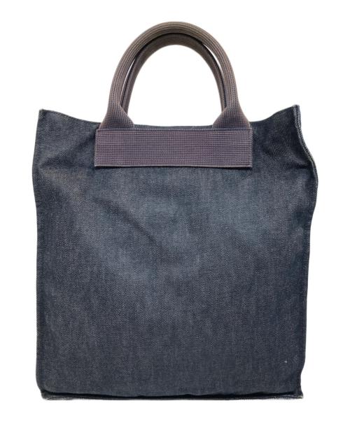 HUNTING WORLD（ハンティングワールド）HUNTING WORLD (ハンティングワールド) キャンバストートバッグ ネイビーの古着・服飾アイテム