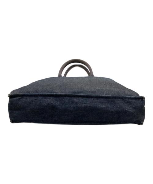 HUNTING WORLD（ハンティングワールド）HUNTING WORLD (ハンティングワールド) キャンバストートバッグ ネイビーの古着・服飾アイテム