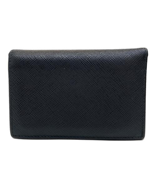 PRADA（プラダ）PRADA (プラダ) サフィアーノ カードケース ブラックの古着・服飾アイテム