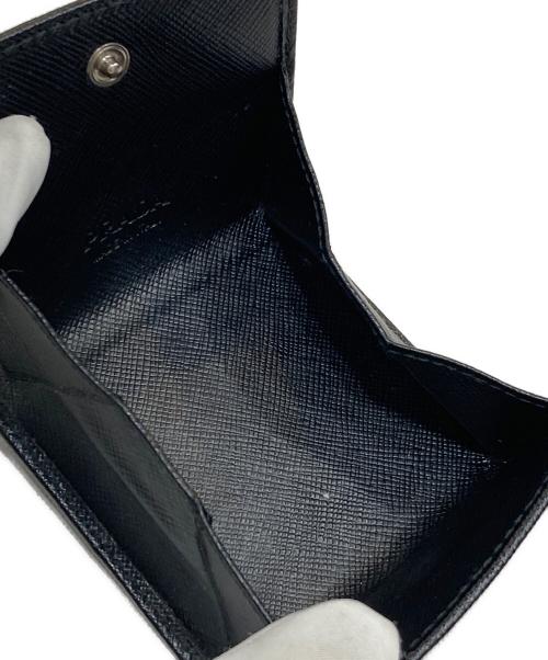 PRADA（プラダ）PRADA (プラダ) トライアングルロゴコインケース ブラックの古着・服飾アイテム