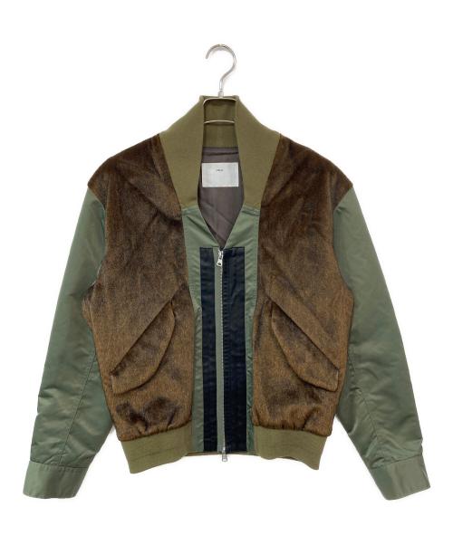 TOGA VIRILIS（トーガ ビリリース）TOGA VIRILIS (トーガ ビリリース) Fake fur blouson オリーブ サイズ:46の古着・服飾アイテム