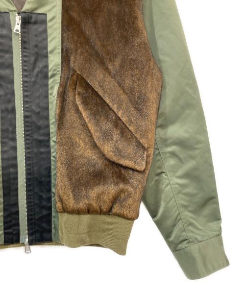 TOGA VIRILIS（トーガ ビリリース）TOGA VIRILIS (トーガ ビリリース) Fake fur blouson オリーブ サイズ:46の古着・服飾アイテム