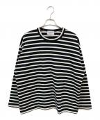 WEWILLウィーウィル）の古着「ボーダーTシャツ」｜ブラック