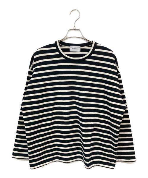 WEWILL（ウィーウィル）WEWILL (ウィーウィル) ボーダーTシャツ ブラック サイズ:SIZE 2の古着・服飾アイテム