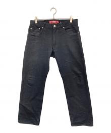 HIDE AND SEEK（ハイドアンドシーク）の古着「デニムパンツ」｜ブラック