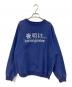 PACCBET（ラスベート）の古着「プリントスウェット」｜ネイビー