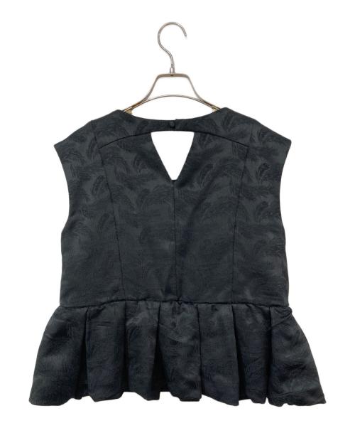 ANDRESD（アンドレスド）ANDRESD (アンドレスド) ペプラムセットアップ ブラック サイズ:Lの古着・服飾アイテム