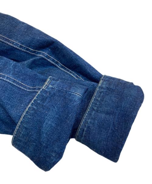 SUGAR CANE（シュガーケーン）SUGAR CANE (シュガーケーン) カバーオール　NEP DENIM WORK JACKET/ネップデニムワークジャケット インディゴ サイズ:SIZE Mの古着・服飾アイテム