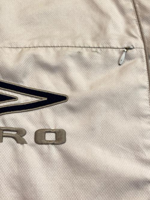 UMBRO（アンブロ）UMBRO (アンブロ) ナイロンジップパーカー ネイビー×ホワイト サイズ:Mの古着・服飾アイテム