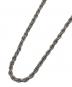 中古・古着 USED (ユーズド) ツイストチェーンシルバーネックレス：6000円