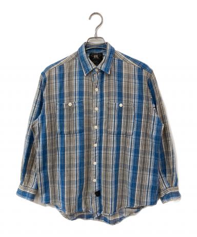 中古・古着通販】RRL (ダブルアールエル) 三ツ星コットンネルシャツ