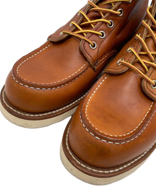 RED WING（レッドウィング）RED WING (レッドウィング) 6-inch Classic Moc/６インチクラシックモック ブラウン サイズ:SIZE 9Dの古着・服飾アイテム