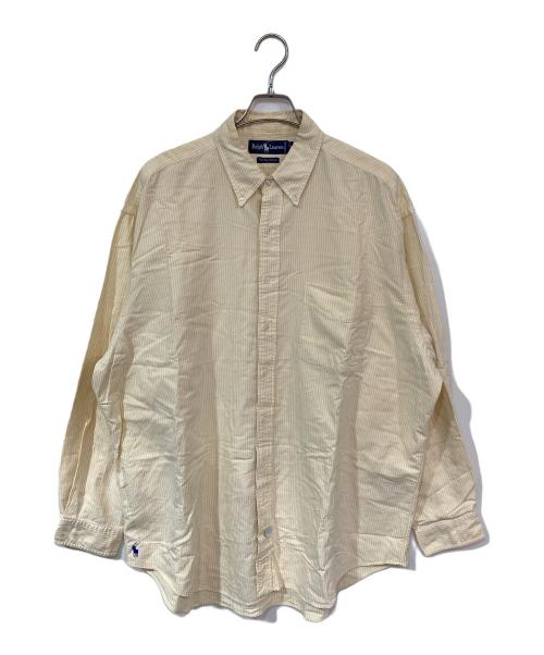 POLO RALPH LAUREN（ポロ・ラルフローレン）POLO RALPH LAUREN (ポロ・ラルフローレン) ボタンダウンシャツ イエロー サイズ:XLの古着・服飾アイテム