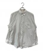 MARKAWAREマーカウェア）の古着「COMFORT FIT SHIRTS SOKTAS ORGANIC COTTON POPLIN/コンフォートフィットシャツソクタスオーガニックコットンポプリン」｜グレー