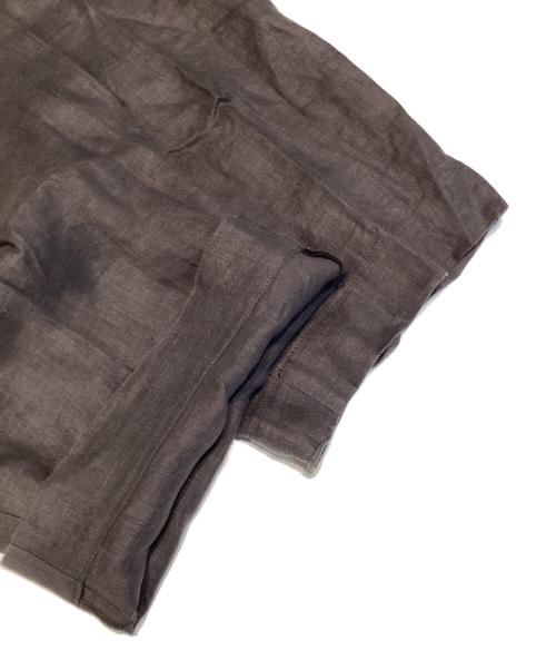 MARKAWARE（マーカウェア）MARKAWARE (マーカウェア) NEW CLASSIC FIT EASY TROUSERS HEMP SHIRTING ブラウン サイズ:3の古着・服飾アイテム