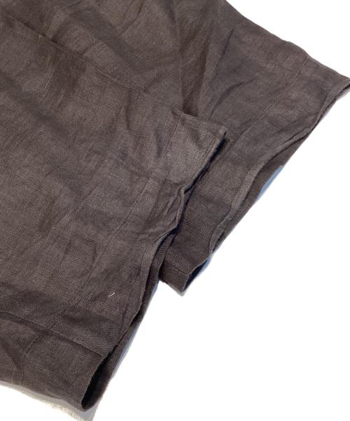 MARKAWARE（マーカウェア）MARKAWARE (マーカウェア) NEW CLASSIC FIT EASY TROUSERS HEMP SHIRTING ブラウン サイズ:3の古着・服飾アイテム