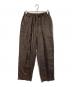 MARKAWARE（マーカウェア）の古着「NEW CLASSIC FIT EASY TROUSERS HEMP SHIRTING」｜ブラウン