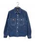 EIGHT G（エイトジー）の古着「WABASH STRIPE WORK SHIRT」｜インディゴ