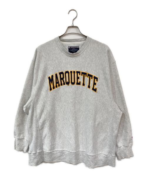 Champion REVERSE WEAVE（チャンピオン リバース ウィーブ）Champion REVERSE WEAVE (チャンピオン リバース ウィーブ) カレッジロゴスウェット グレー サイズ:XLの古着・服飾アイテム