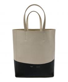 CELINE（セリーヌ）の古着「カバスモール 2WAYトートバッグ」｜アイボリー×ブラック