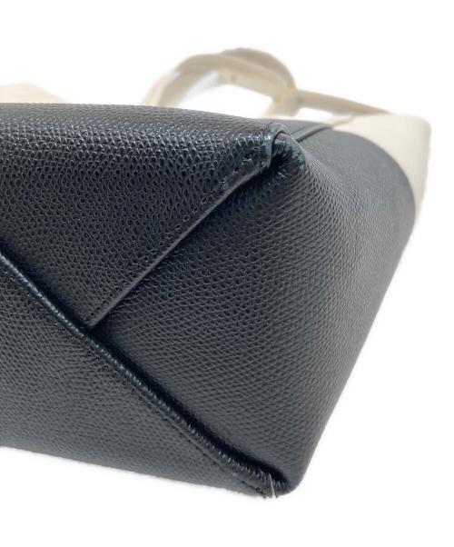 CELINE（セリーヌ）CELINE (セリーヌ) カバスモール 2WAYトートバッグ アイボリー×ブラックの古着・服飾アイテム