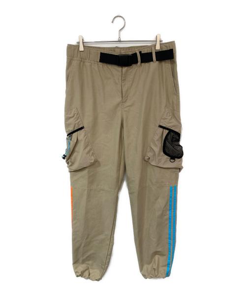 adidas（アディダス）adidas (アディダス) PALACE (パレス) サイドラインカーゴパンツ ベージュ サイズ:2XOの古着・服飾アイテム