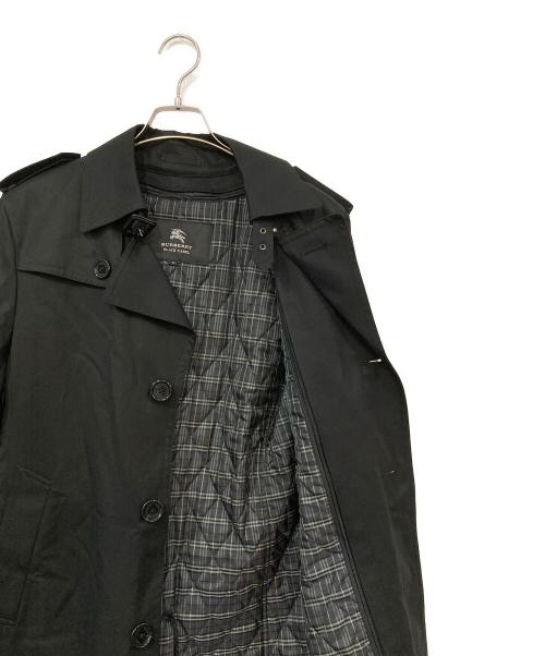 BURBERRY BLACK LABEL（バーバリーブラックレーベル）BURBERRY BLACK LABEL (バーバリーブラックレーベル) ライナー付トレンチコート ブラック サイズ:SIZE Mの古着・服飾アイテム
