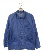 WORKERSワーカーズ）の古着「フレンチコットンワークジャケット」｜ブルー