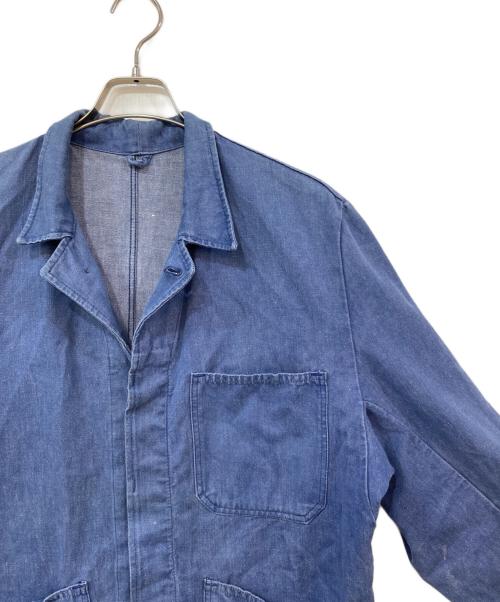WORKERS（ワーカーズ）WORKERS (ワーカーズ) フレンチコットンワークジャケット ブルー サイズ:54の古着・服飾アイテム